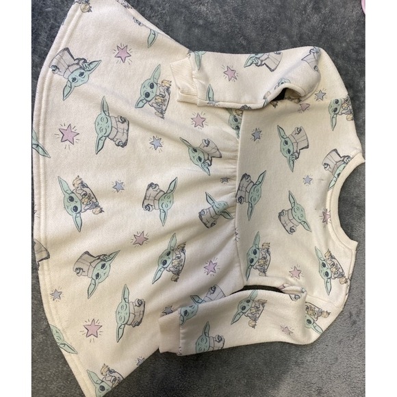 Star Wars Baby Yoda Grogu Skater Dress Baby Girls Size 18 Months - Picture 9 of 11